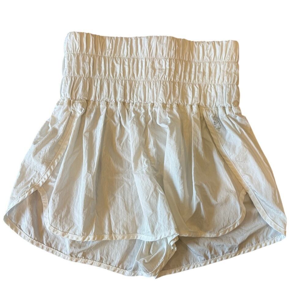 FREE PEOPLE Movement White The Way Home Athletic Shorts Women size S